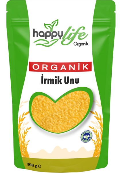 Happy Life Organik İrmik Unu 300GR