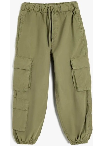 Paraşüt Haki Erkek Çocuk Pantolon 5SKB40065TW