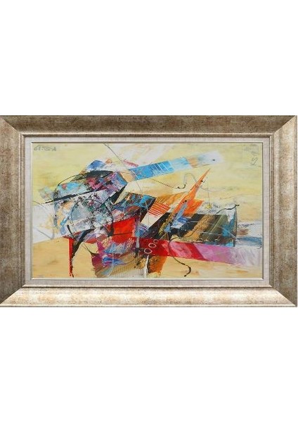 Gümüş Çerçeveli Paspartulu Tablo RS1061