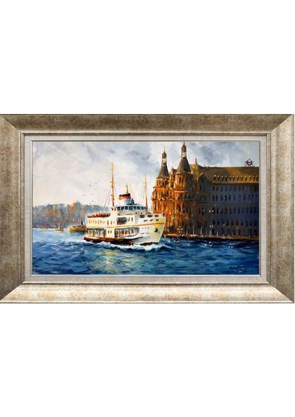 Gümüş Çerçeveli Paspartulu Tablo RS1977