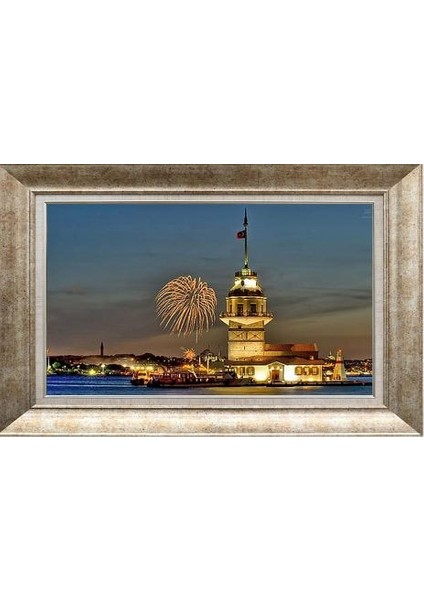 Gümüş Çerçeveli Paspartulu Tablo RS2259
