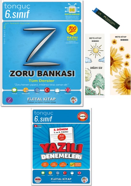 6. Sınıf Yazılı Notları 2. Dönem 1 ve 2. Yazılı ve 6. Sınıf Zoru Bankası Tüm Dersler