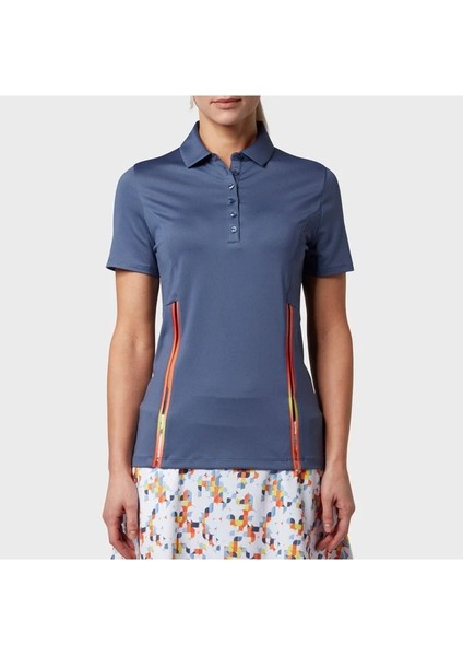 Other Ss Colorblock With Buttons Choroma Kadın Tshirt