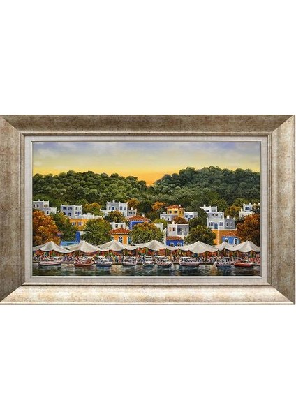 Gümüş Çerçeveli Paspartulu Tablo RS2688