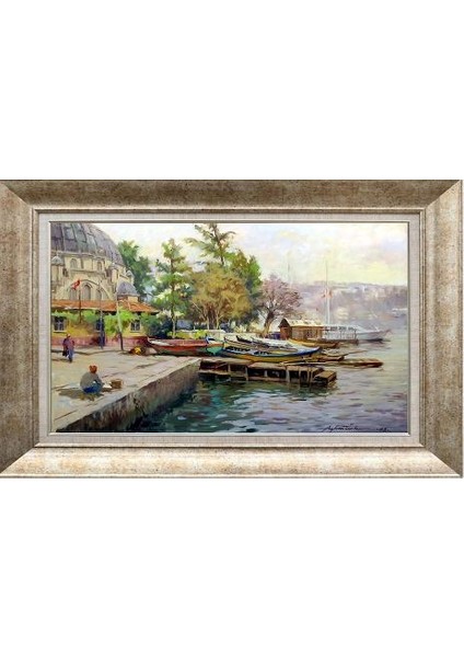 Gümüş Çerçeveli Paspartulu Tablo RS2184