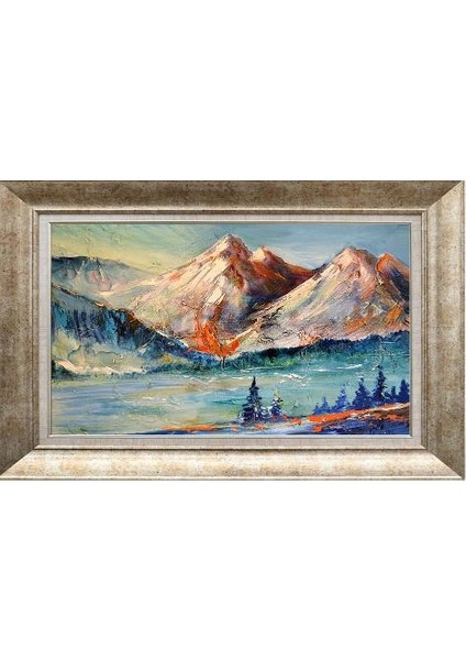 Gümüş Çerçeveli Paspartulu Tablo RS1564