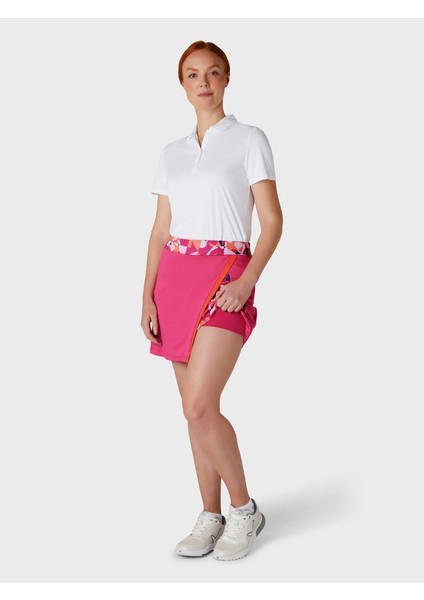 Geometric Floral Blocked Kadın Etek
