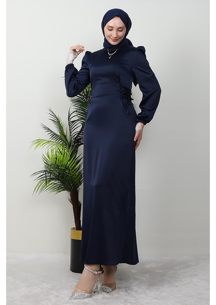 Sahra Tesettür Elbise Lacivert fırsatları
