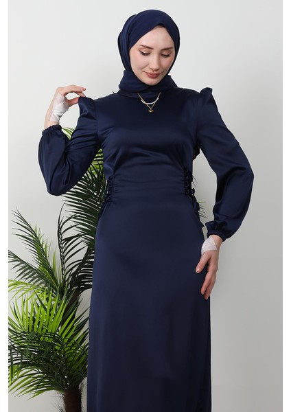 Sahra Tesettür Elbise Lacivert indirimleri