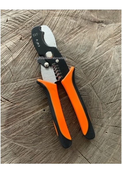 Hzn Kablo Kesme Pensesi Tel Kesme Makası Kablo Soyma Pensesi 180MM