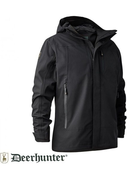 Deerhunter Sarek Shell Kapüşonlu Siyah Mont L