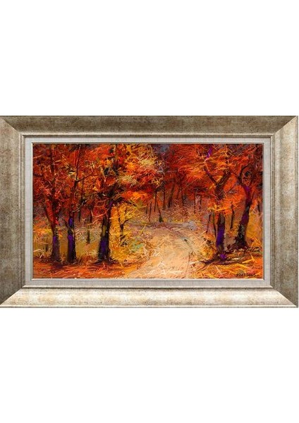 Gümüş Çerçeveli Paspartulu Tablo RS329