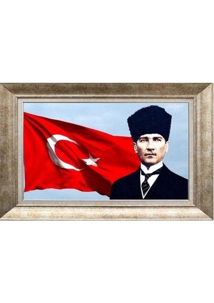 Gümüş Çerçeveli Paspartulu Tablo RS890