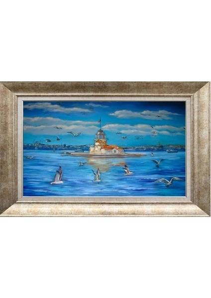 Gümüş Çerçeveli Paspartulu Tablo RS1467