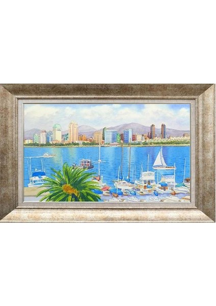 Gümüş Çerçeveli Paspartulu Tablo RS1729