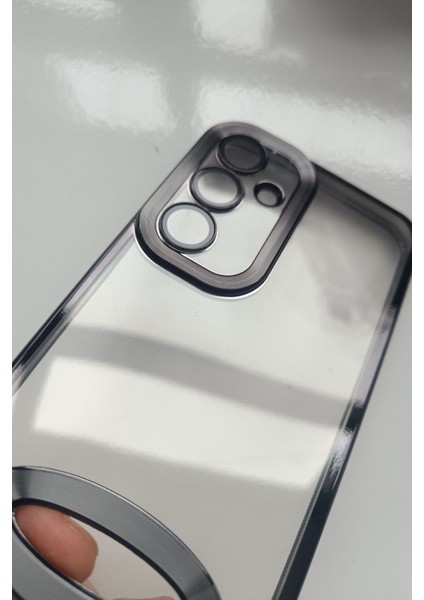 Samsung Galaxy S24 Fe Kılıf Logo Yeri Açık Kamera Lens Korumalı Renkli Kenarlı Şeffaf Silikon fiyatları