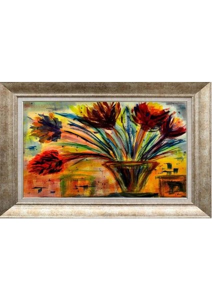 Gümüş Çerçeveli Paspartulu Tablo RS1482