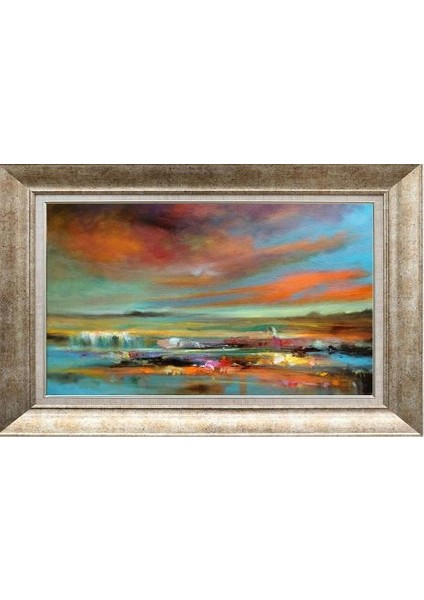 Gümüş Çerçeveli Paspartulu Tablo RS921