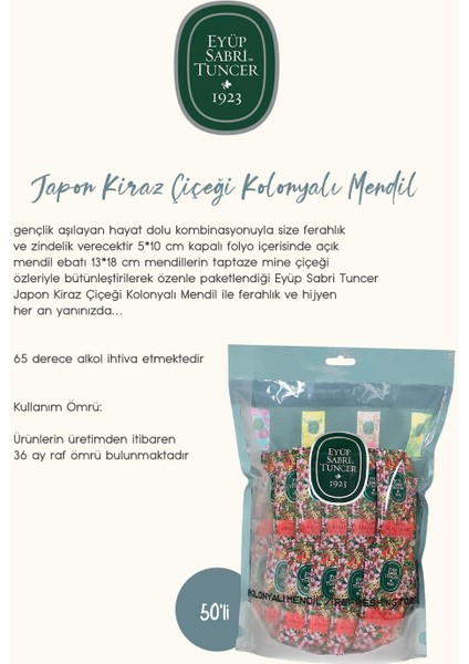 Bodrum Mandalina Losyon 280 ml - Gül Suyu 30'lu - Verbena & Zinde 50'li - Japon Kiraz Çiçeği 150'li ve Rosie