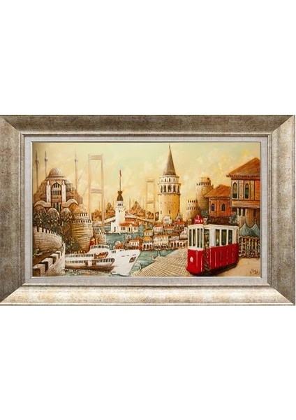 Gümüş Çerçeveli Paspartulu Tablo RS161