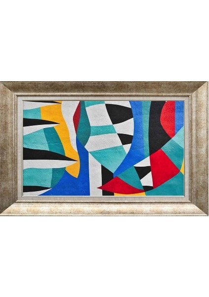 Gümüş Çerçeveli Paspartulu Tablo RS1817