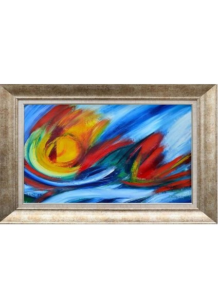 Gümüş Çerçeveli Paspartulu Tablo RS2628