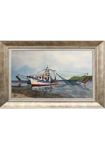 Gümüş Çerçeveli Paspartulu Tablo RS1153