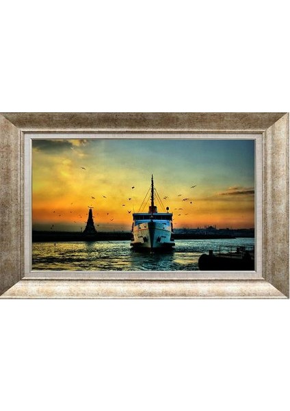 Gümüş Çerçeveli Paspartulu Tablo RS2145