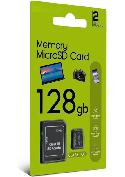 128 GB Micro SD Kart 130 MB/sn Hızla Yüksek Performanslı Depolama Çözümü