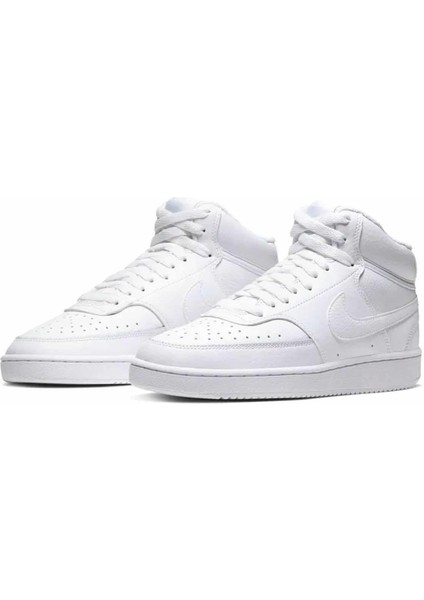 Wmns Court Vision Mid Kadın Sneaker Ayakkabı CD5436-100-BEYAZ