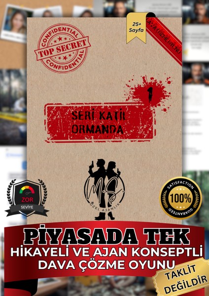 Seri Katil Ormanda Dedektiflik Oyunu Katil Kim Cinayet Çözme Suçluyu Bulma Dava Çözme Dedektif Oyunu