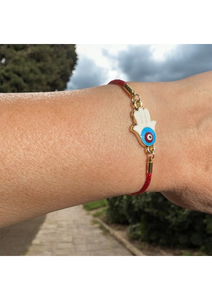 Fatma Ana Eli Nazar Kırmızı Ipli Bileklik modelleri