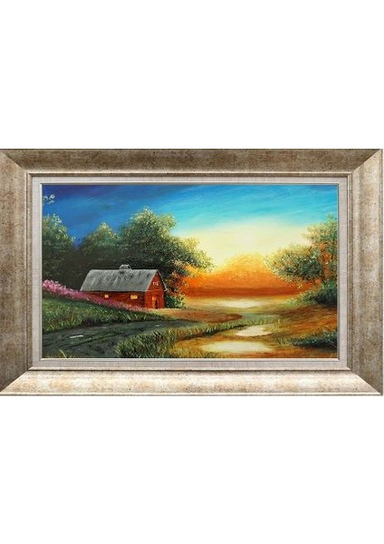 Gümüş Çerçeveli Paspartulu Tablo RS118