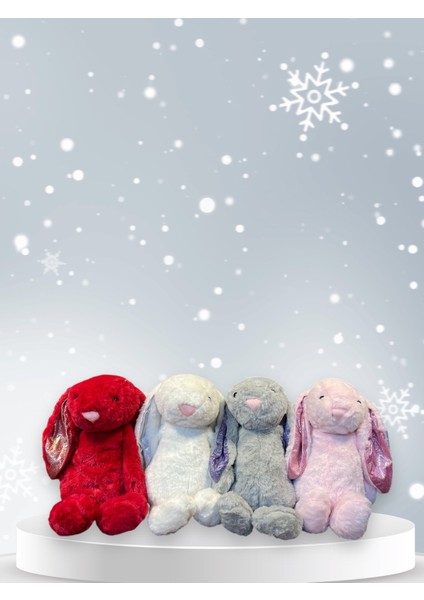 Sevimli Tavşan Uyku Arkadaşım Uzun Kulaklı Peluş