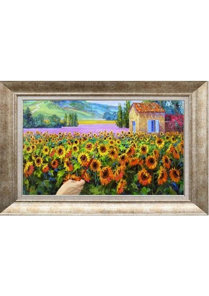 Gümüş Çerçeveli Paspartulu Tablo RS392