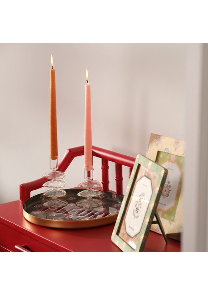Deurne Parafın Mum 2.2X2.2X30 cm Amber fiyatları