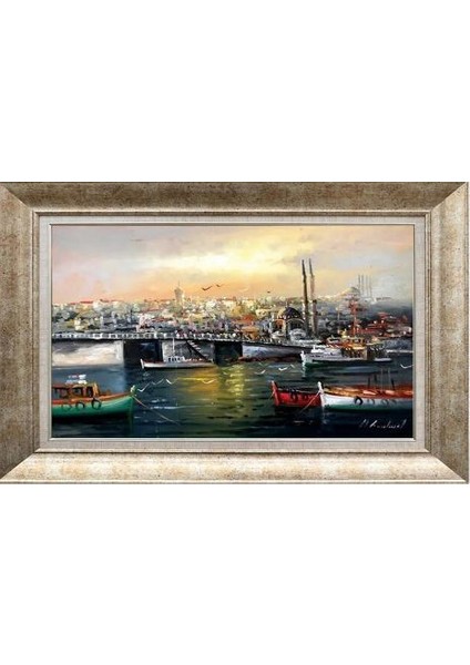 Gümüş Çerçeveli Paspartulu Tablo RS988
