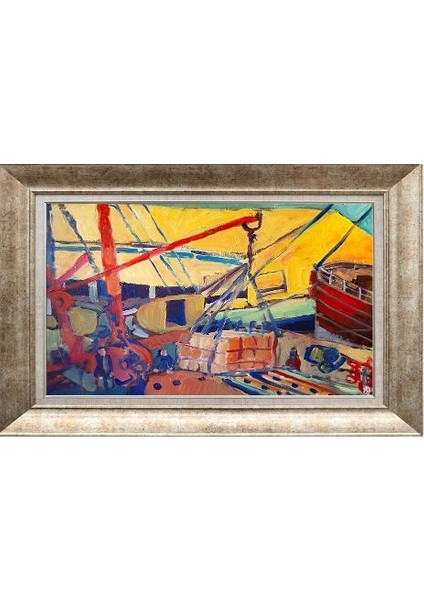 Gümüş Çerçeveli Paspartulu Tablo RS1015