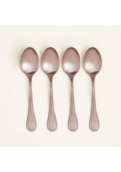 Dume Çelik Yemek Kaşığı 4X23X0.3 cm Mat Çikolata modelleri