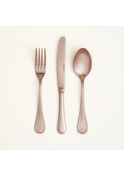 Dume Çelik Yemek Kaşığı 4X23X0.3 cm Mat Çikolata fırsatları