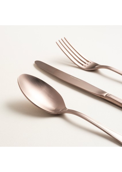 Dume Çelik Yemek Kaşığı 4X23X0.3 cm Mat Çikolata indirimleri