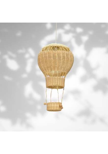 Balon Rattan Aydınlatma Avize