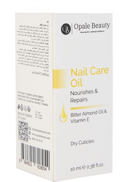 Nail Care Oil 10ML - Temizlik Sonrası Dengeleyici ve Yenileyici - Güçlü ve Işıltılı indirimleri