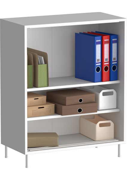DSD-106-BEYAZ Sürgü Kapaklı Dosya Dolabı modelleri