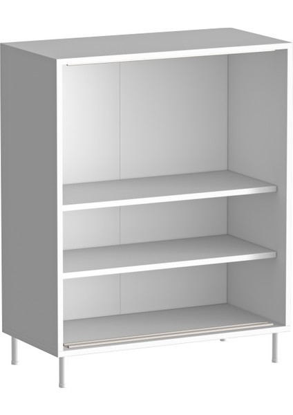 DSD-106-BEYAZ Sürgü Kapaklı Dosya Dolabı