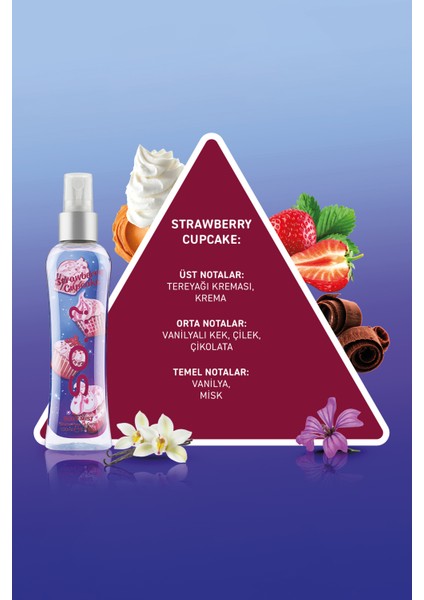 So...? Strawberry Cupcake Vücut Spreyi 100 ml