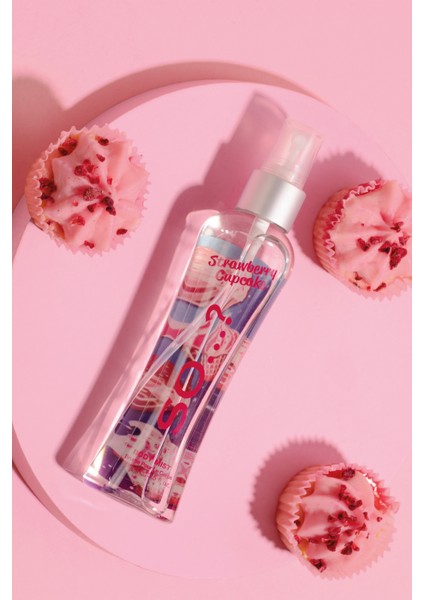 So...? Strawberry Cupcake Vücut Spreyi 100 ml