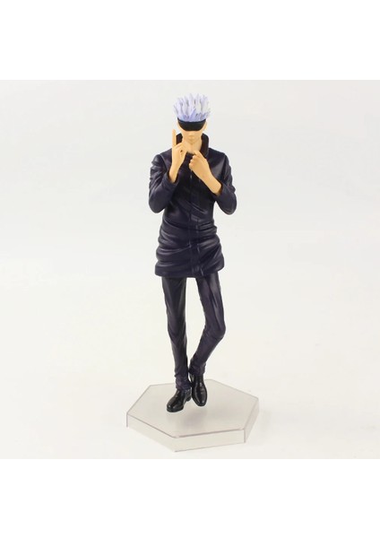 Anime Jujutsu Kaisen Satoru Gojo Rafta 2 Kafalı Figürü 22 cm