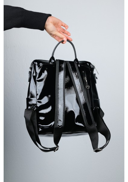 Anıs Siyah Simli Kadın Sırt Çantası indirimleri