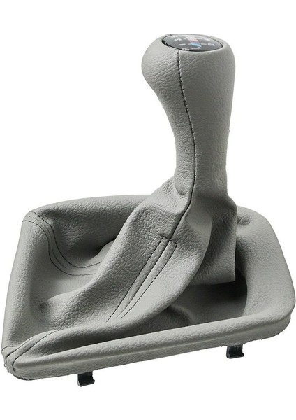 Bmw 3 Serisi E46 Için Vites Topuzu ve Körüğü - 5 Vites - Gri